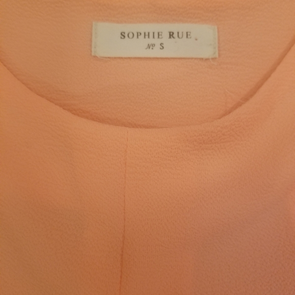 apricot peach Top/ shirt - Picture 4 of 5